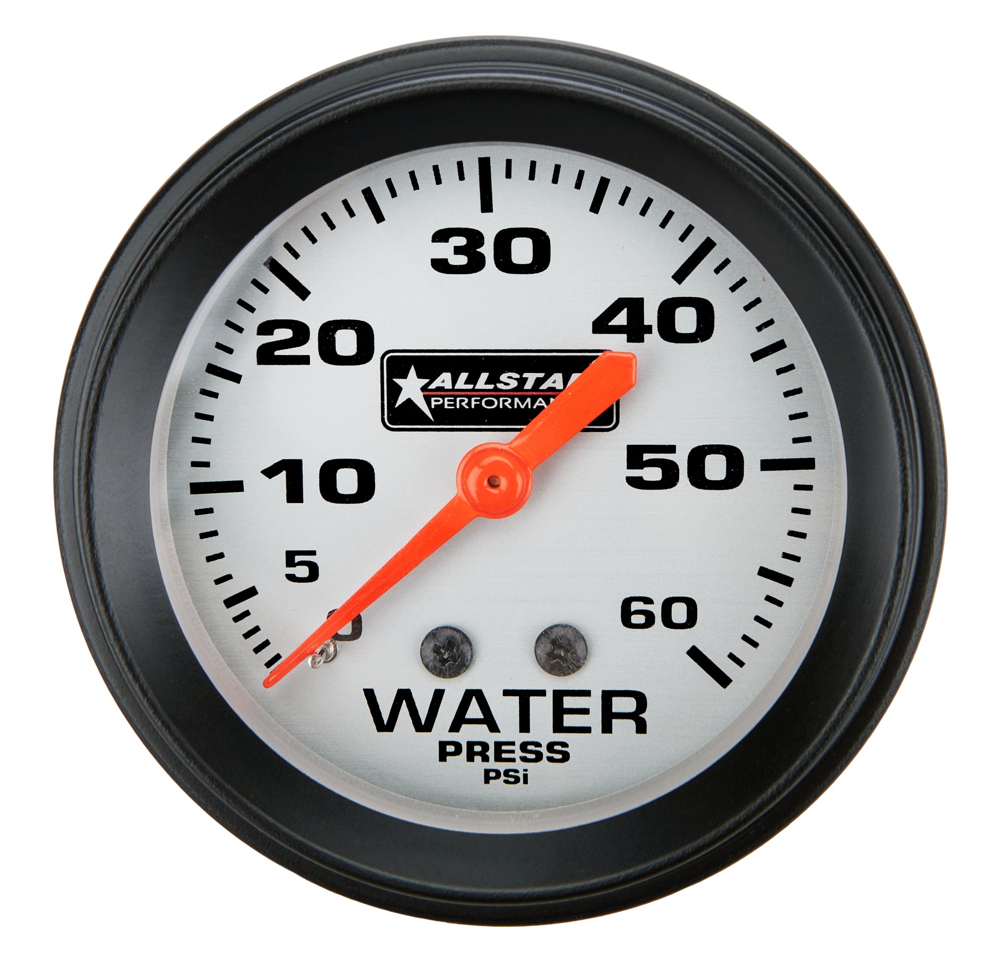 Water Pressure Gauge 0-60psi 2-5/8in Analog Gauges Allstar Performance
