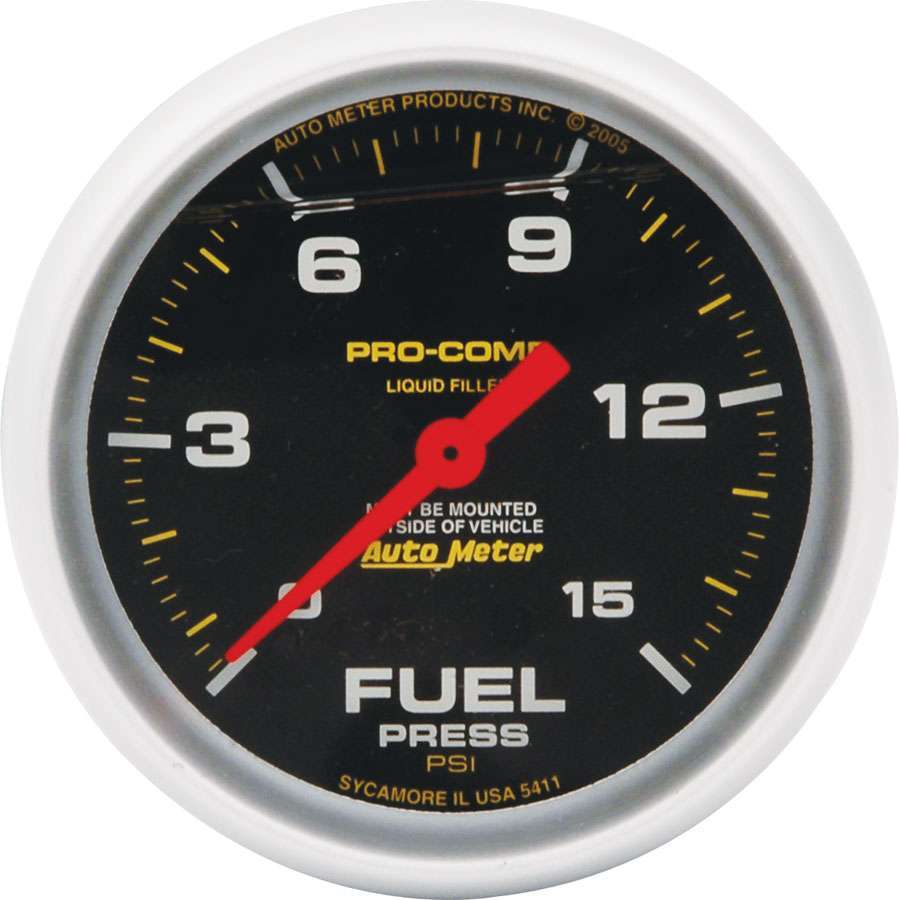 Repl ATM FP Gauge 15psi Pro Comp Discontinued.