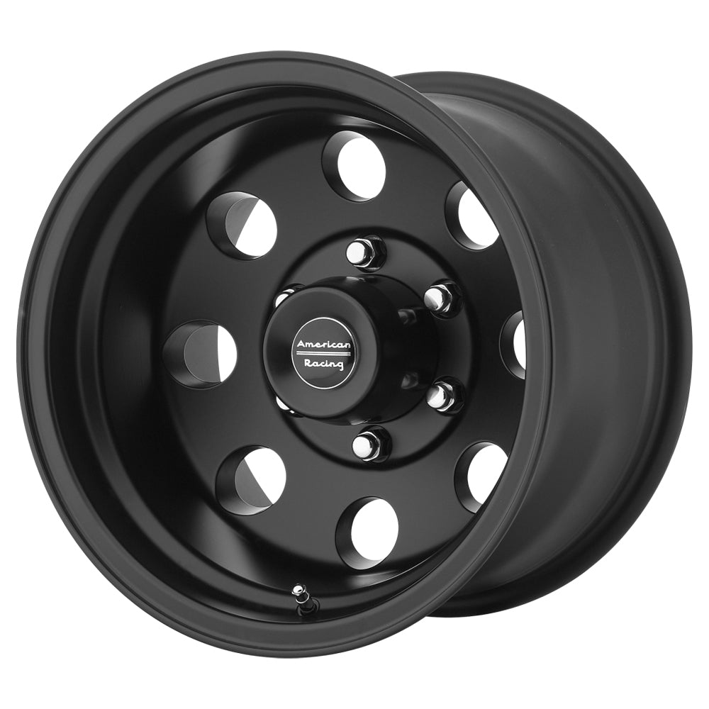 17x8 Baja 6x139.70 BC Satin Black Wheels American Racing