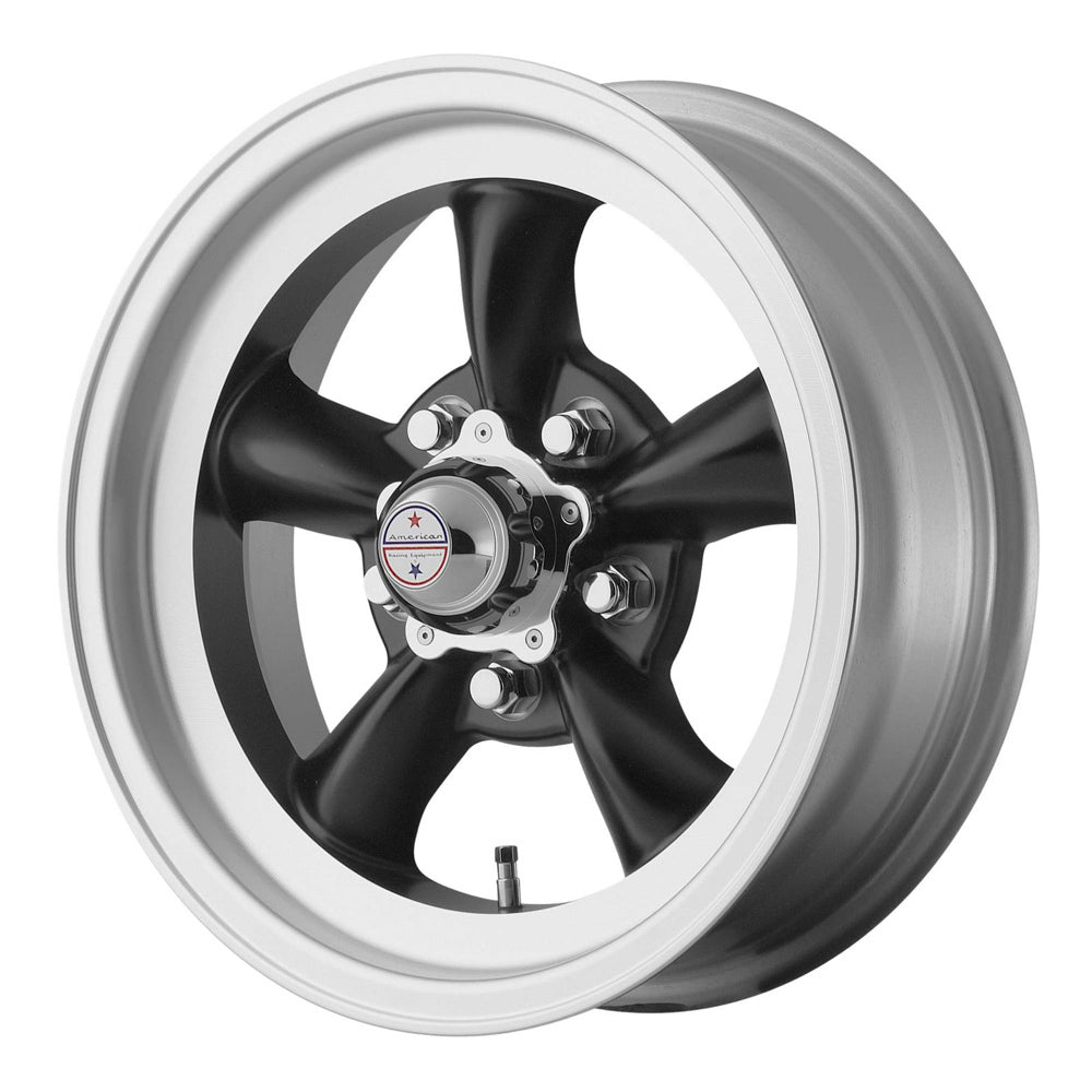 TORQ THRUST D 14x6 5x120 .65 SATIN BLACK W/ MACH Wheels American Racing