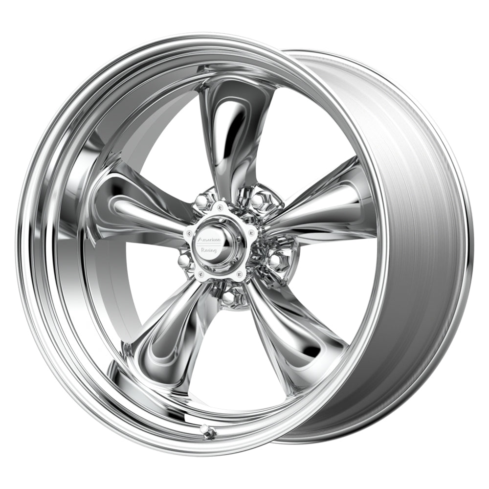 15x7 Torq Thrust II 5x127 BC Polished Wheels American Racing