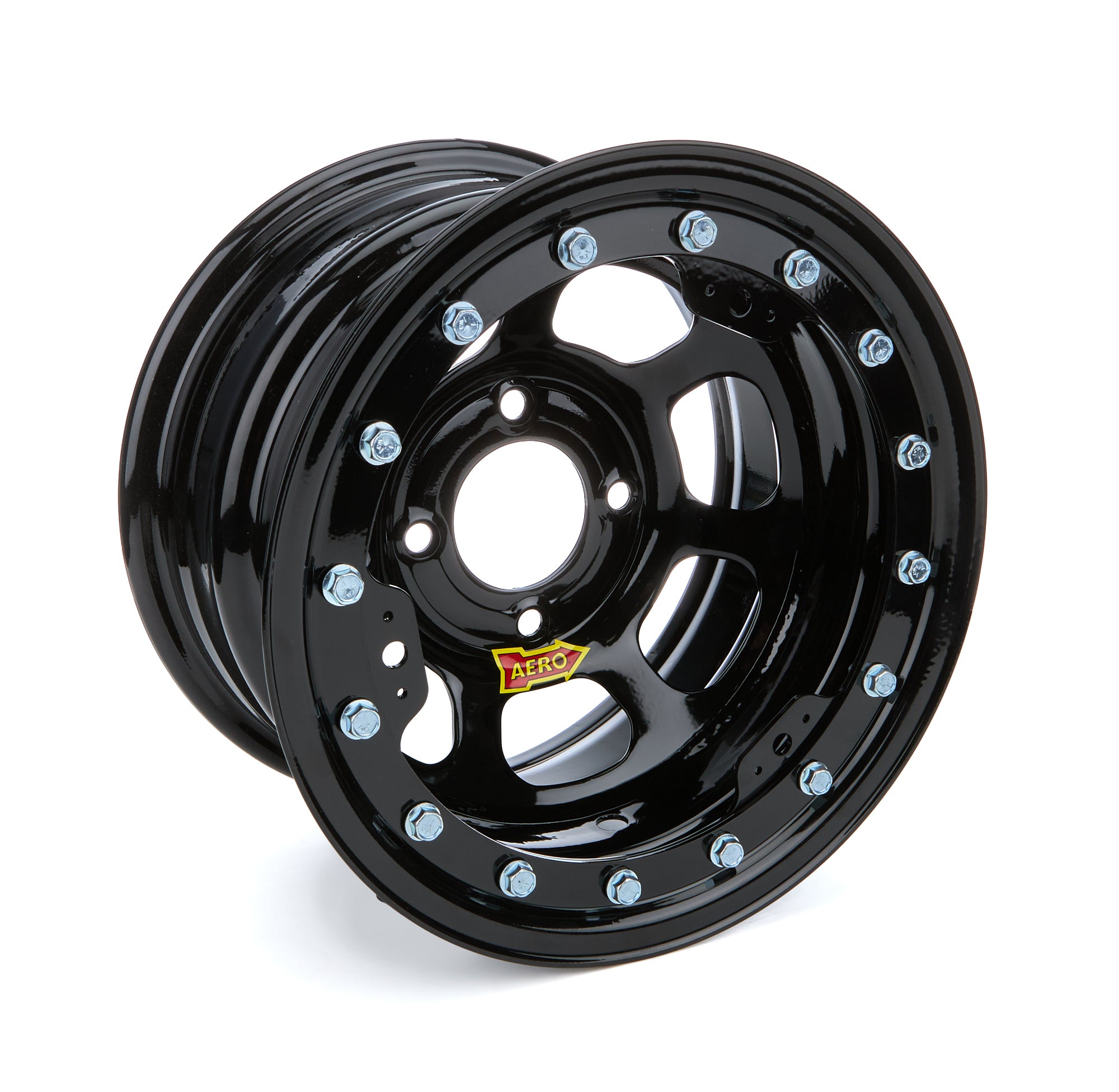 Wheel 13x8 3in 4.50in BC Black Wheels Aero Race Wheels