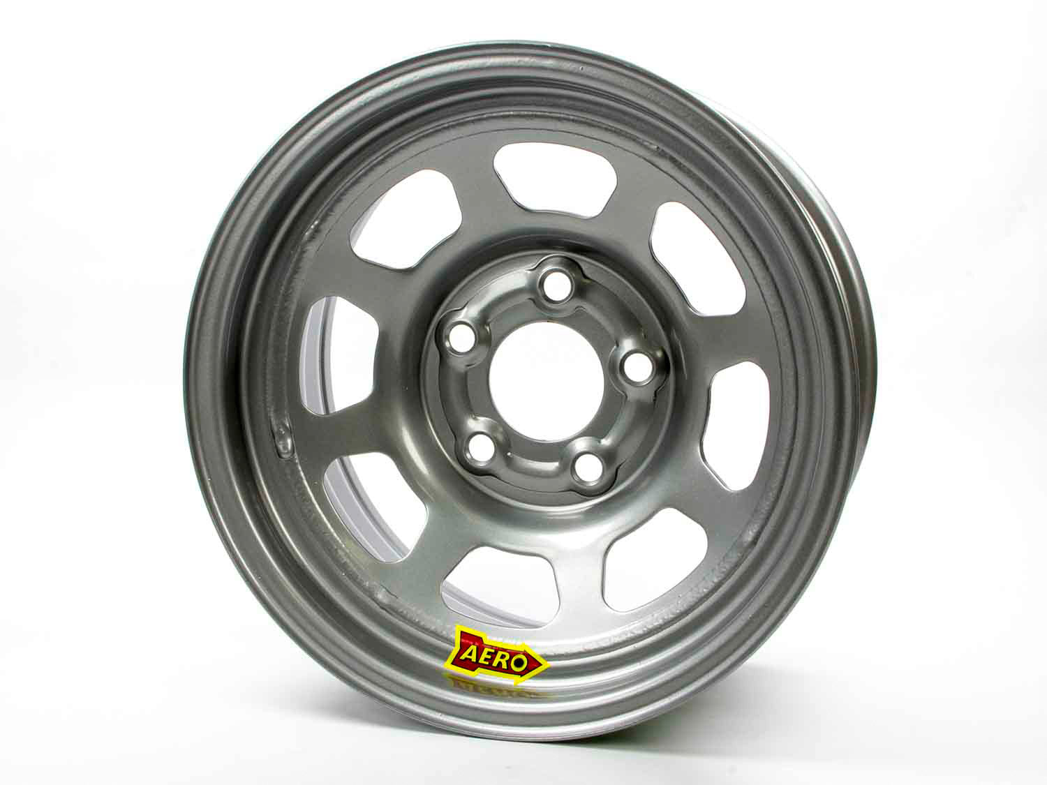 15x8 4in. 5.00 Silver Wheels Aero Race Wheels