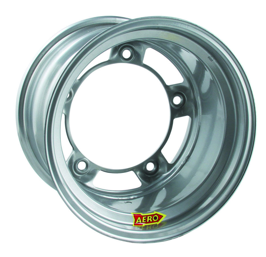 15X8 2in. Wide 5 Silver Wheels Aero Race Wheels