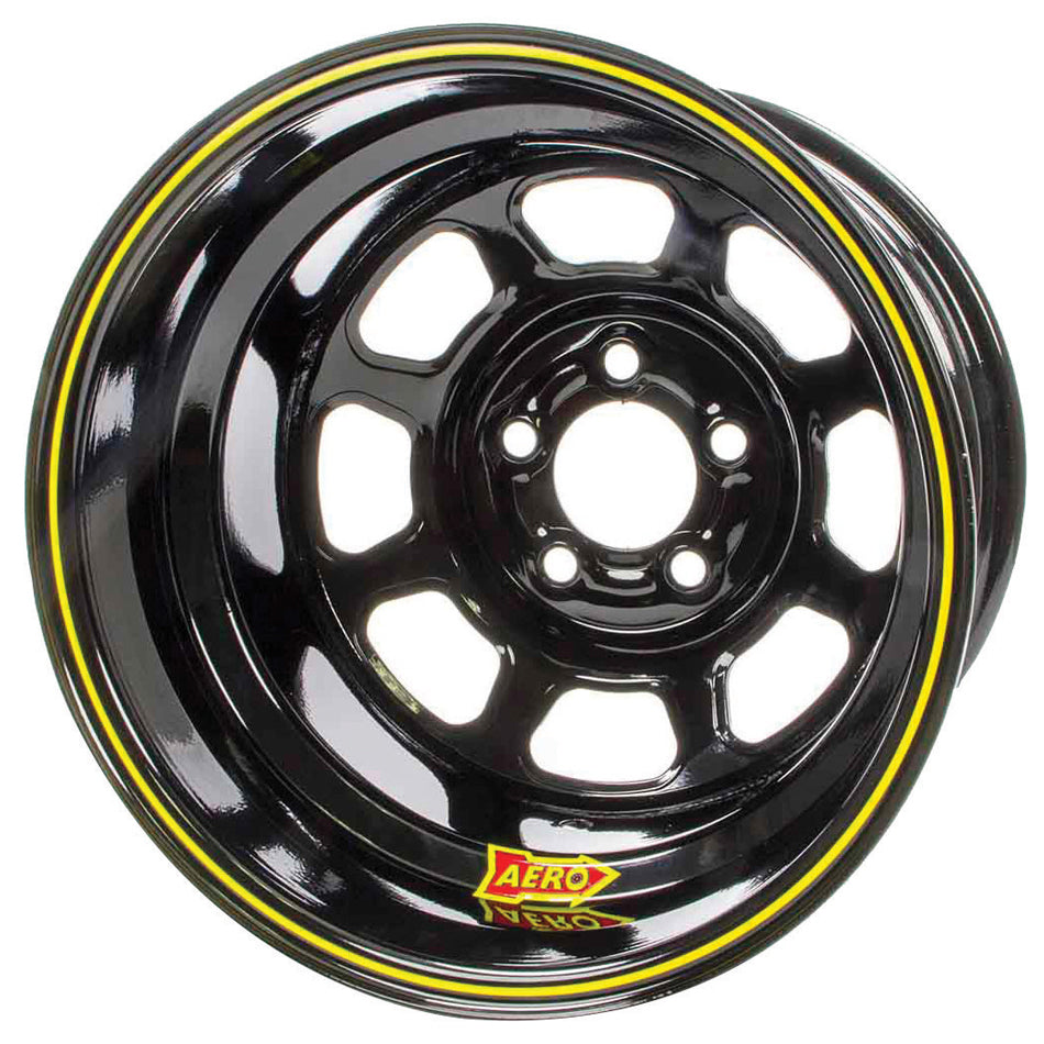15x10 1in 4.75 Black Wheels Aero Race Wheels