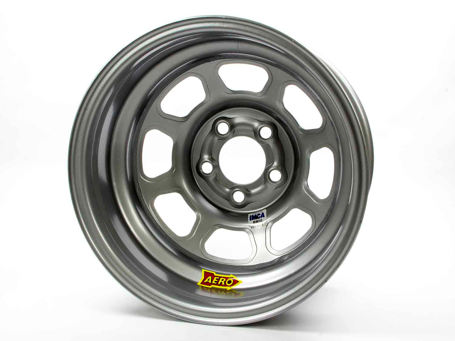 15x8 1in 4.75 Silver Wheels Aero Race Wheels