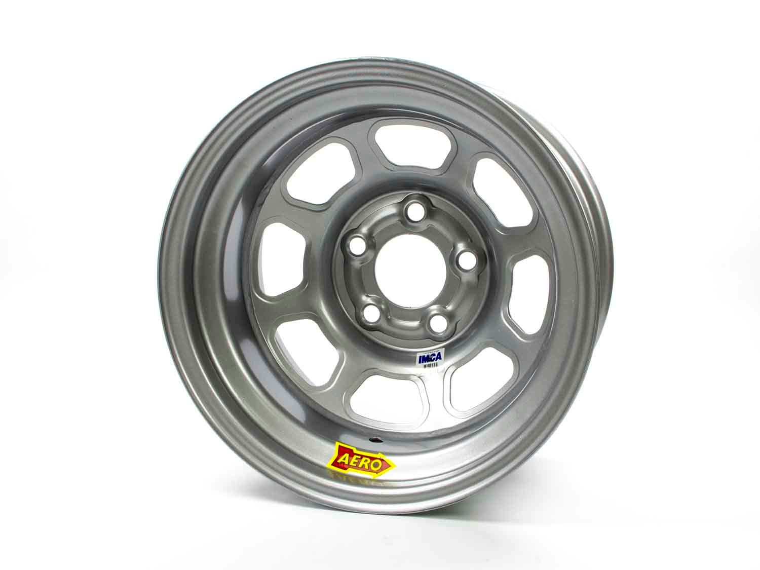 15x8 2in 5.00 Silver LR Wheels Aero Race Wheels