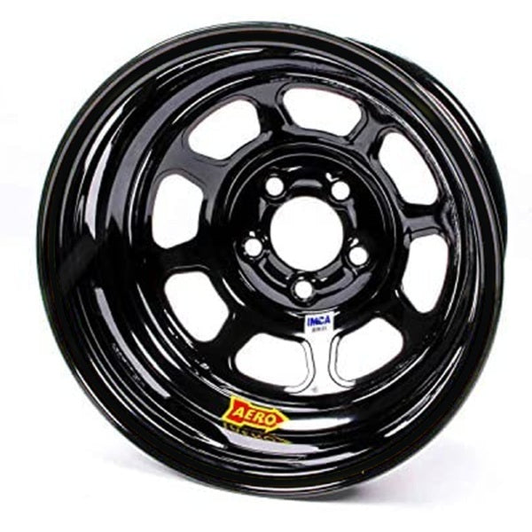 15x8 4in 4.50 Black Wheels Aero Race Wheels