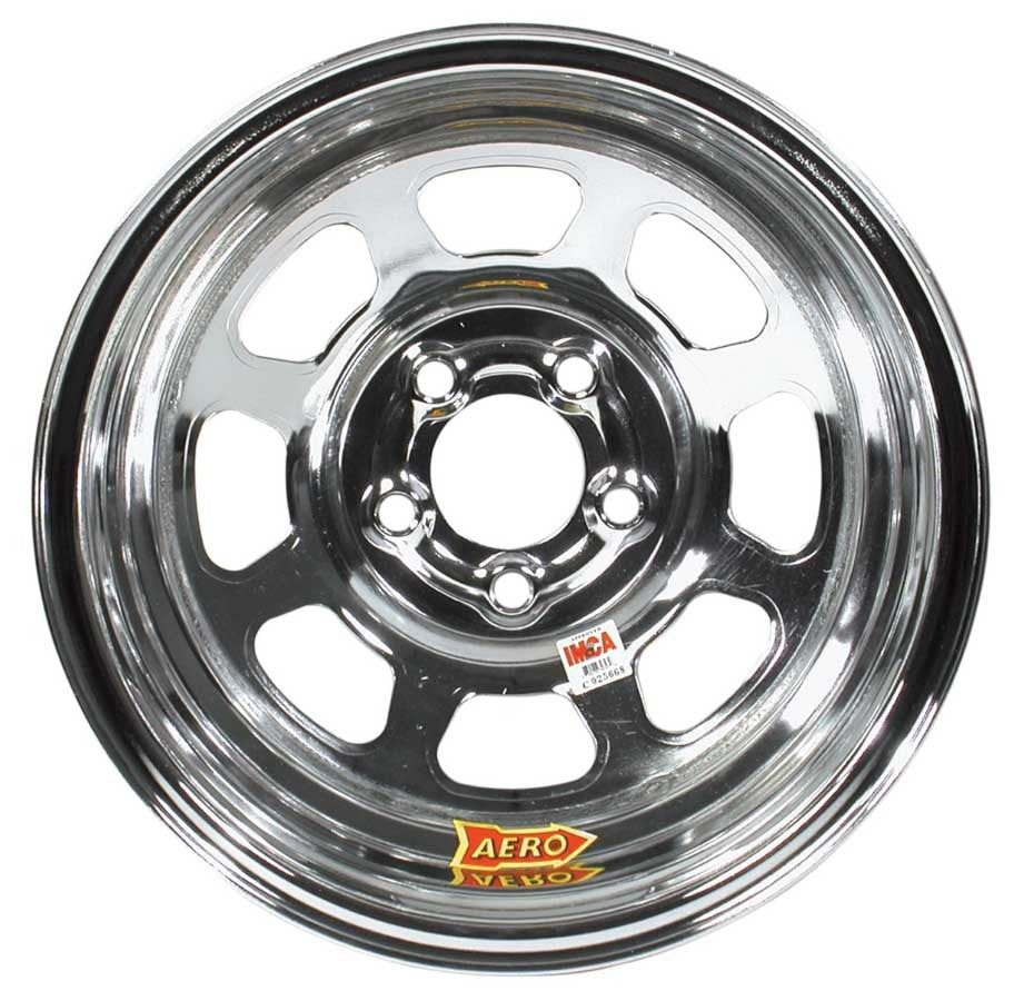 15X8 3in 4.75 Chrome Wheels Aero Race Wheels