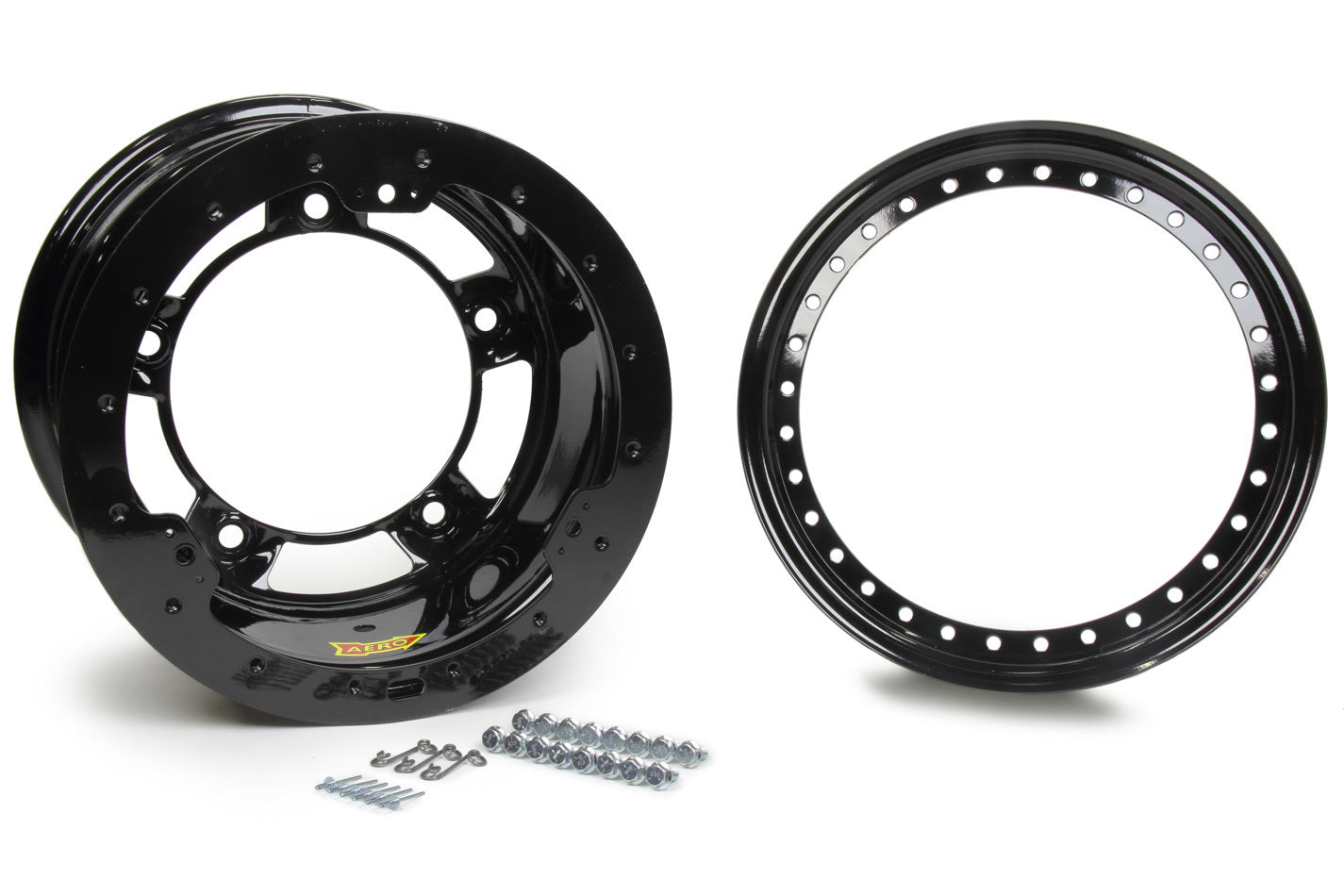 15X10 3in Wide 5 Black Beadlock Wheels Aero Race Wheels