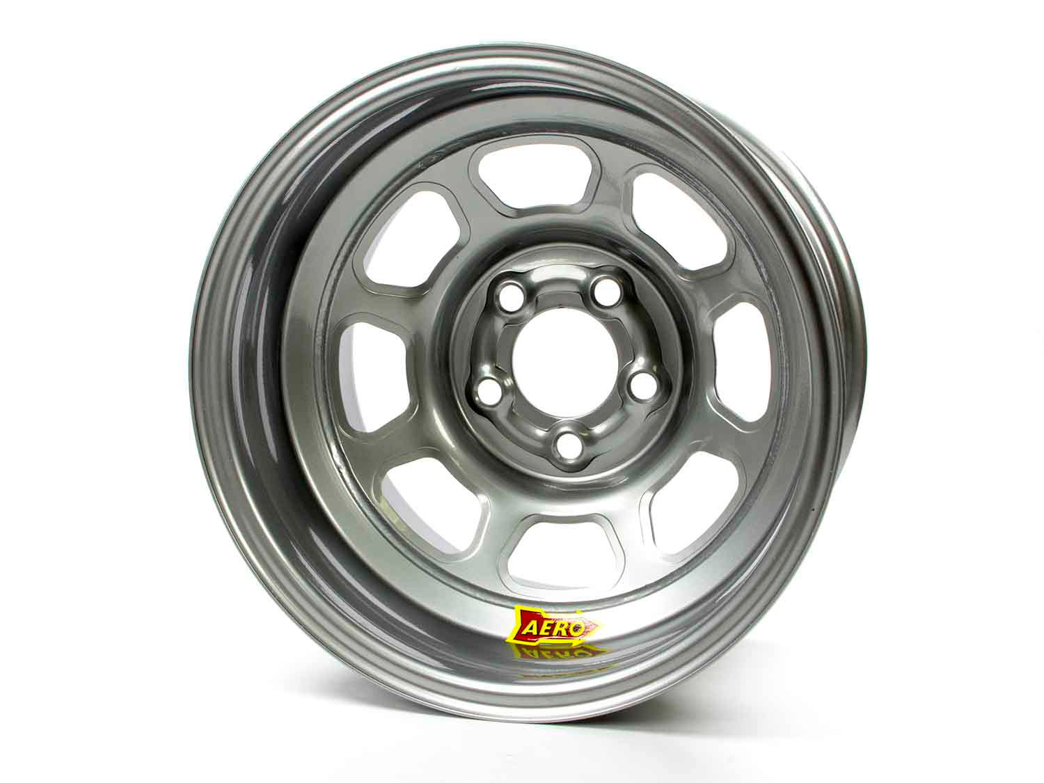15x8 2in 5.00 Silver Spun Extreme Bead Wheels Aero Race Wheels