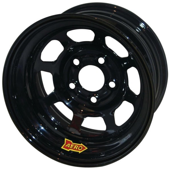 15x8 2in 5.00 Black Spun Extreme Bead Wheels Aero Race Wheels