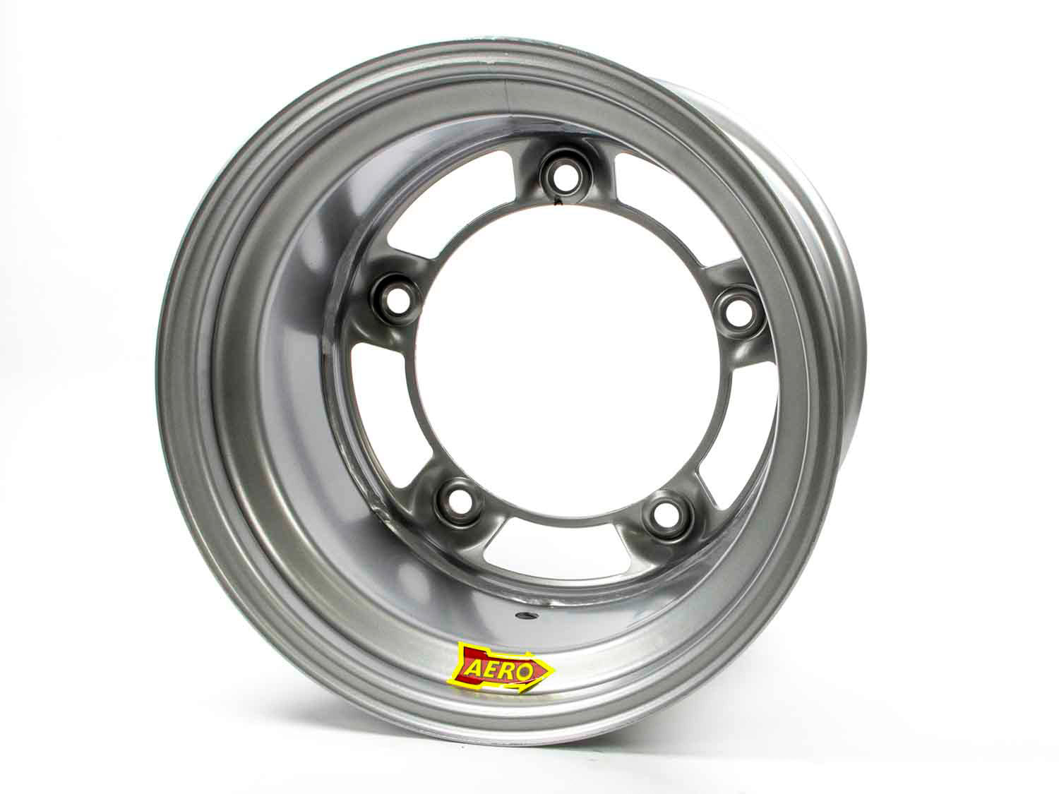 15x10 2in Wide 5 Silve Wheels Aero Race Wheels