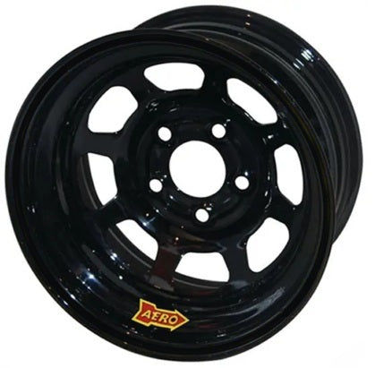 15x10 1in 4.75 Black Wheels Aero Race Wheels