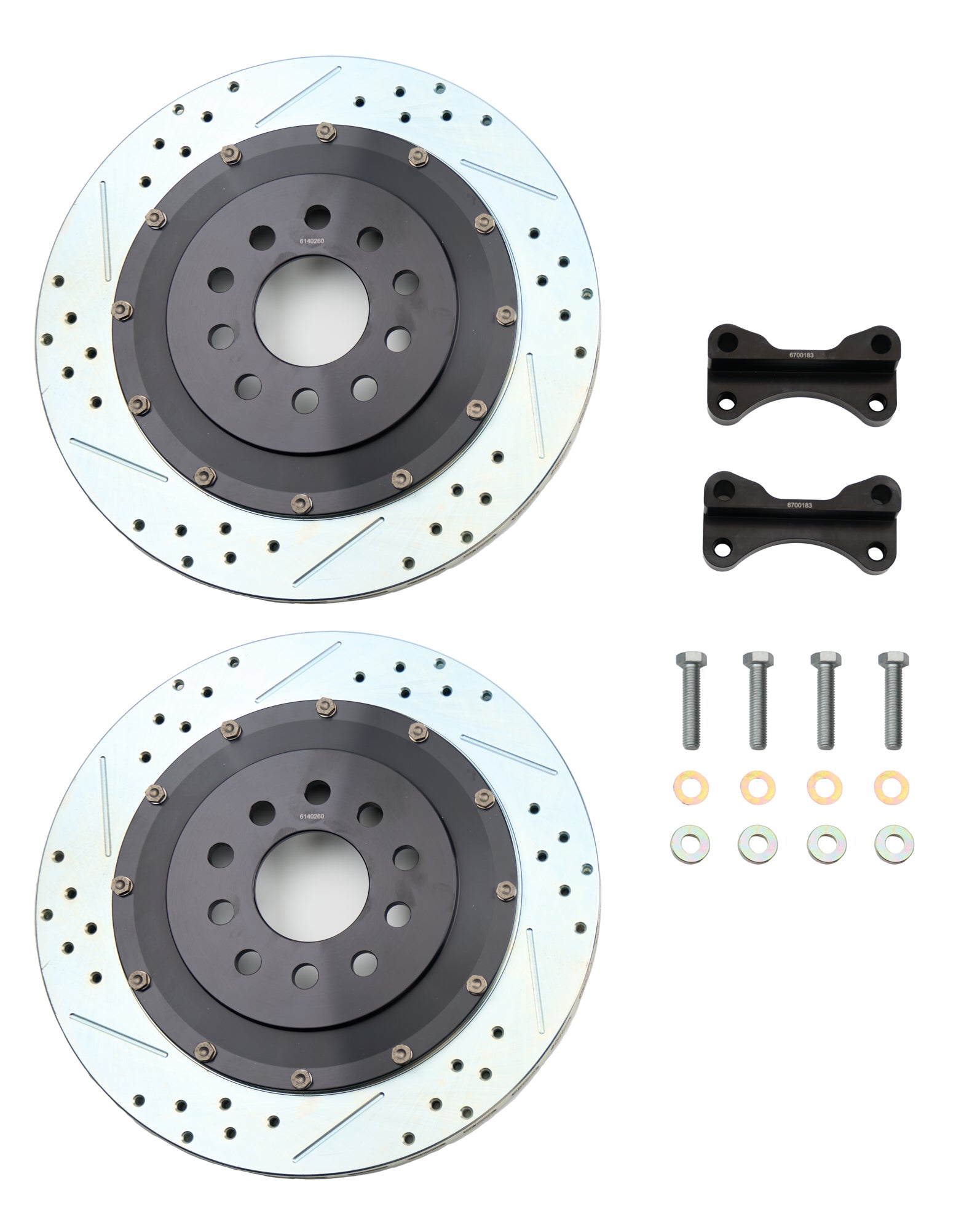 05-10 Mustang Eradispeed Plus 2 Rear Brake Kit Brake Rotors Baer Brake Systems