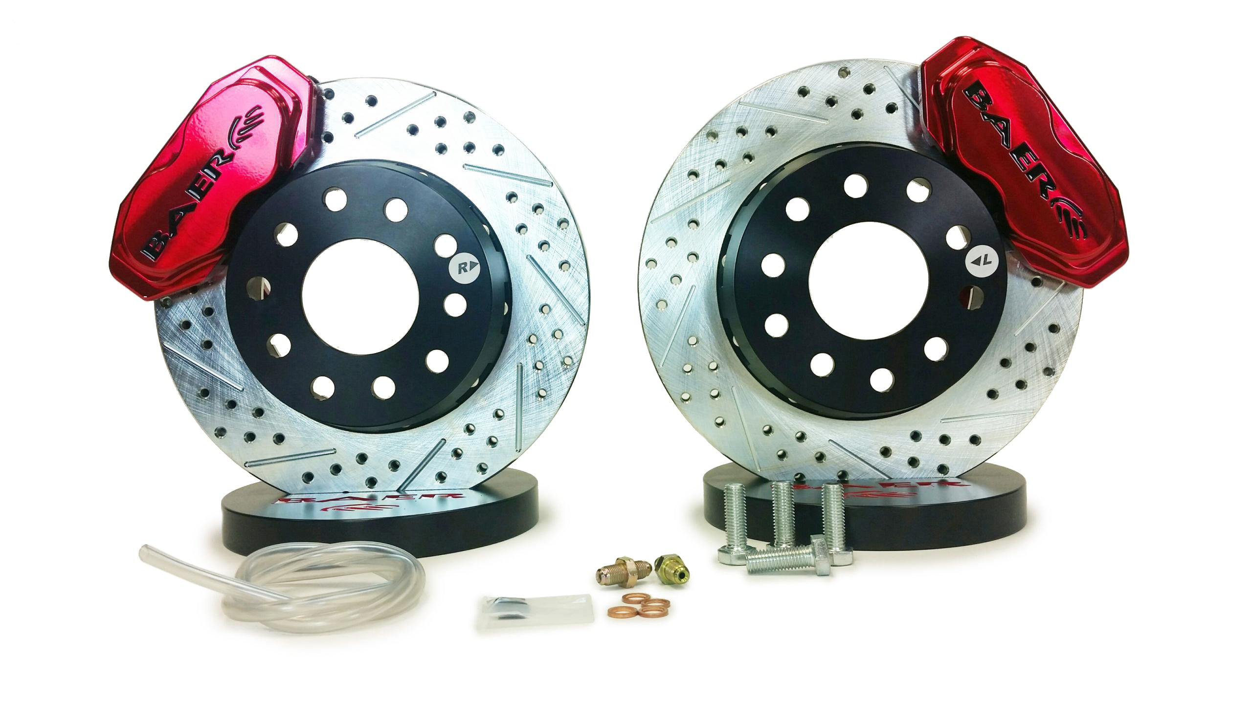 Deep Stage SS4+ Front B rake System 15- Mustang Disc Brake Upgrade Kit Baer Brake Systems
