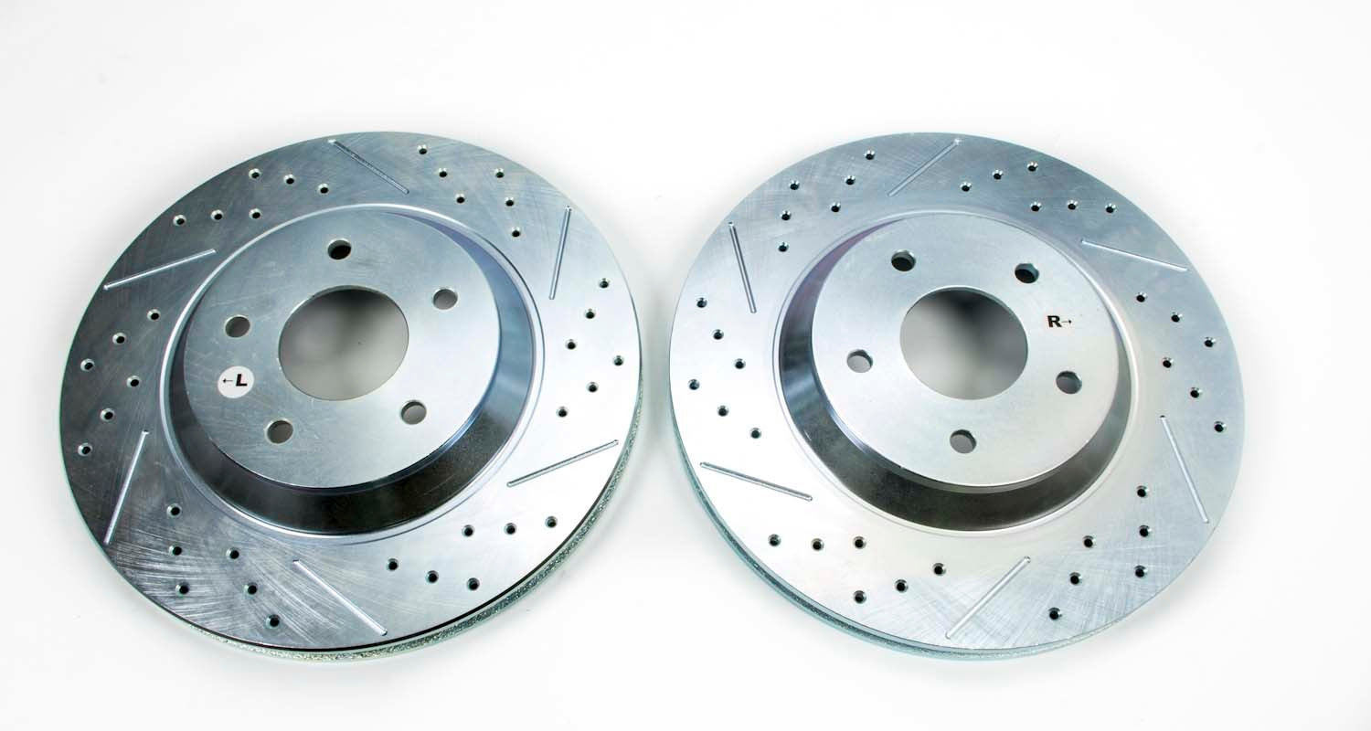 Performance Slotted And Drilled Rotors Pair Disc Brake Rotors Baer Brake Systems