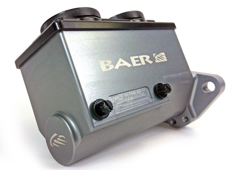 ReMaster Master Cylinder 1in Bore Left Port Gray Brake Master Cylinder Baer Brake Systems