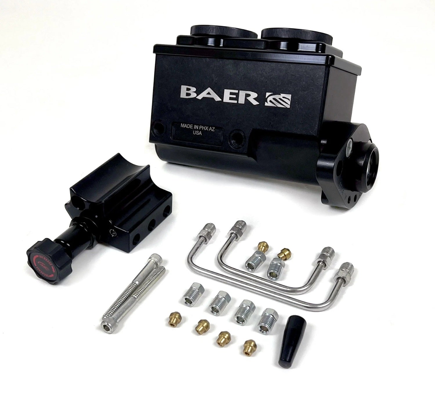 Remaster M/C Kit 7/8in LP Black 2-Bolt Master Cylinders Baer Brake Systems