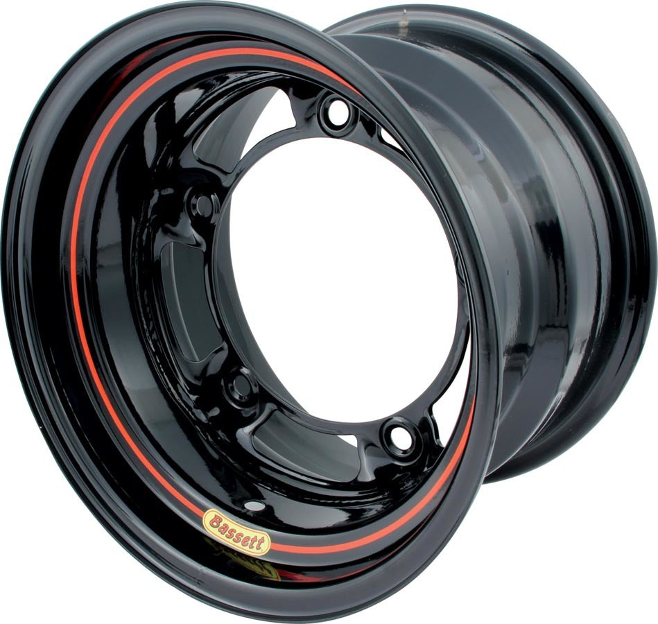 Wheel 15in x 10in W/5 LW Black Wheels Bassett