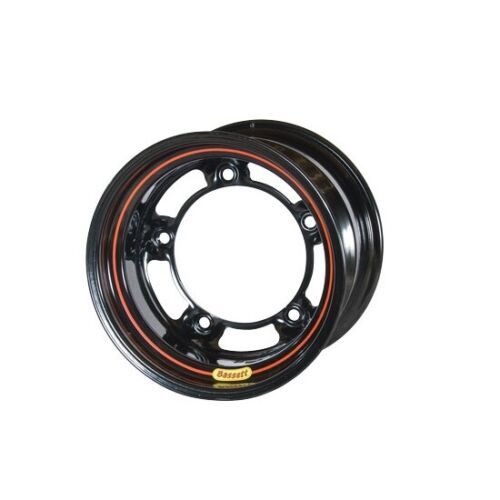 Wheel 15in x 10in W/5 LW Black Wheels Bassett