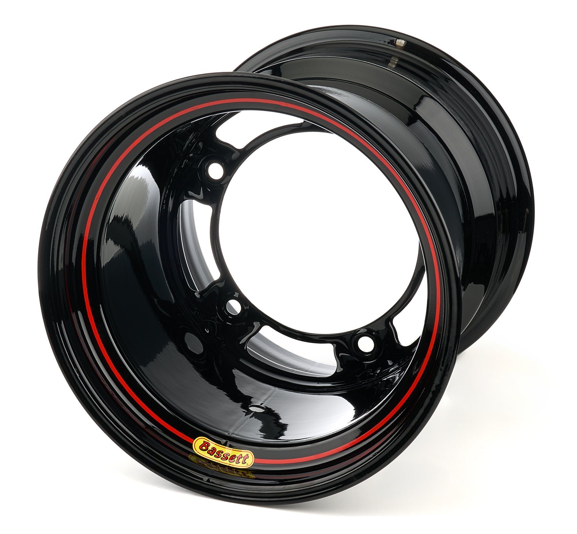 15X15 W/5 5.5IN BS L/W Black Wheels Bassett