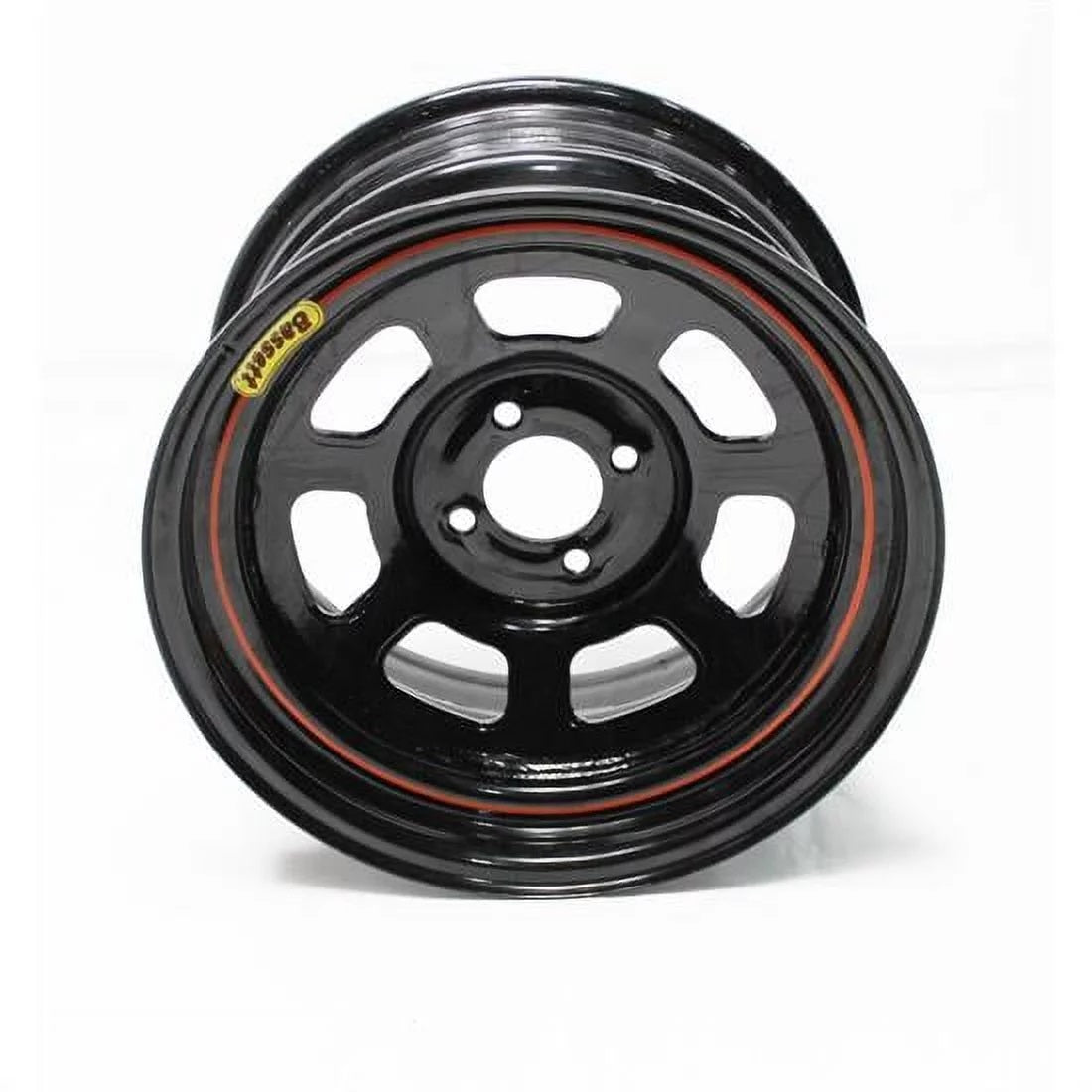 Wheel 15x7 4x4.5 2in BS DOT Black Wheels Bassett