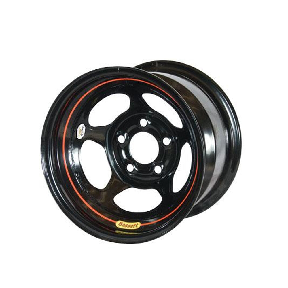 Wheel 15x8 5x5 3in Armor Edge Black Wheels Bassett