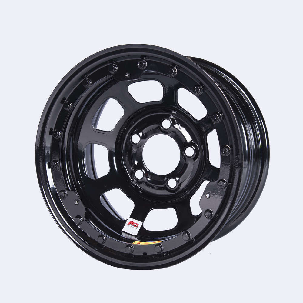 15x8 IMCA B/Lock Wheel Black D-Hole 5x5 Wheels Bassett