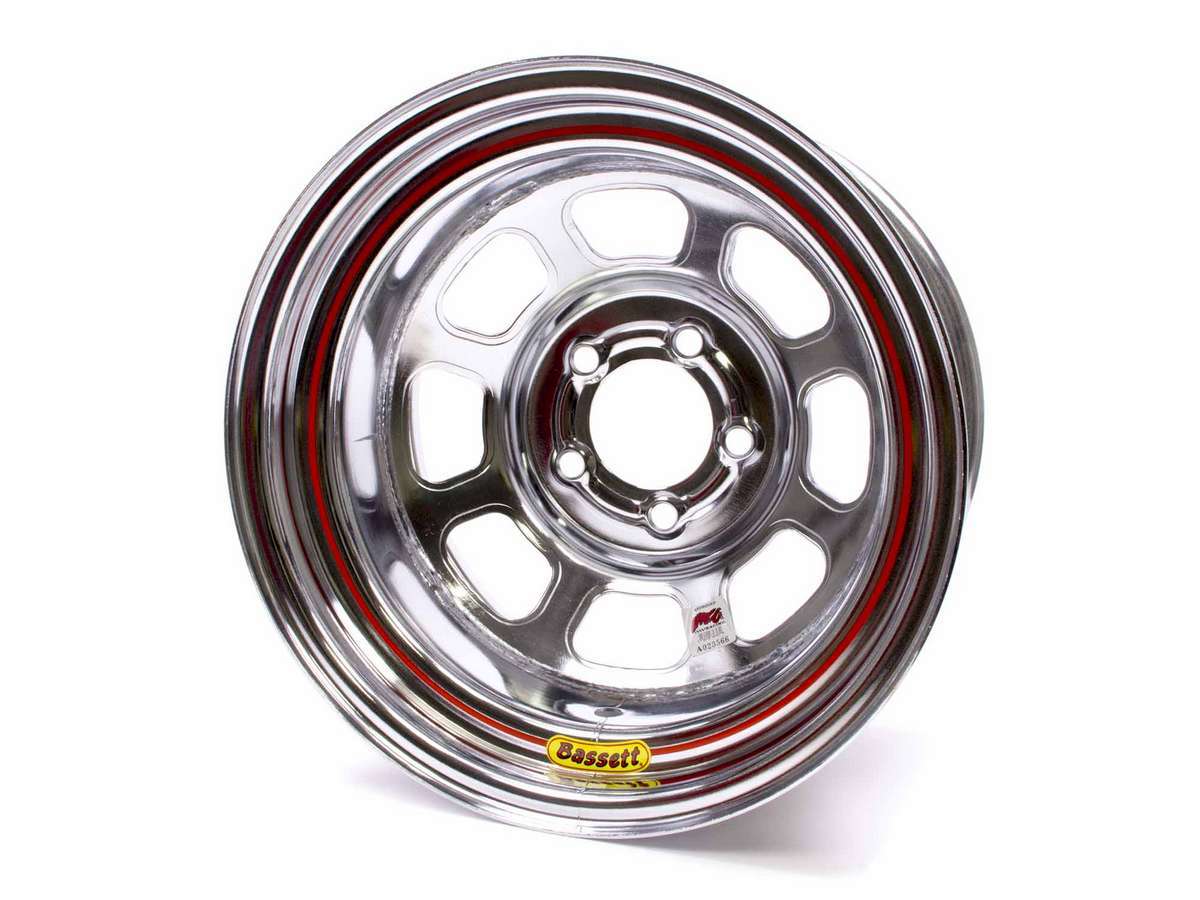 15x8 Chrome Wheel 4.75BC 2in BS Wheels Bassett