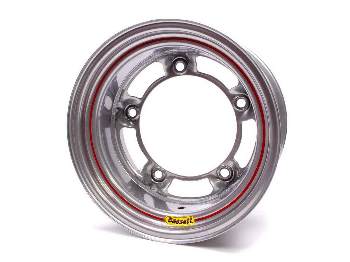 15x8 W/5 Silver Spun Wheels Bassett