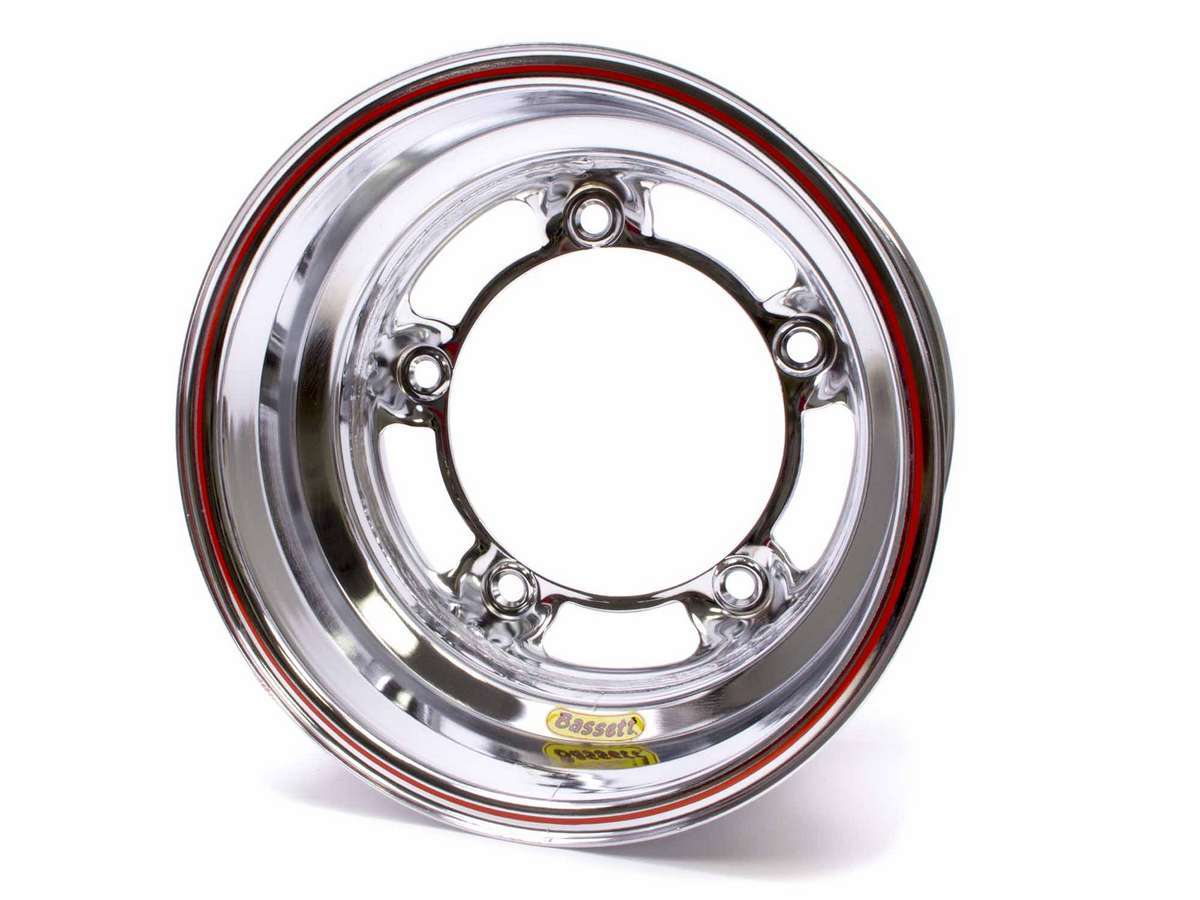 15x8 W/5 Chrome Spun Wheels Bassett