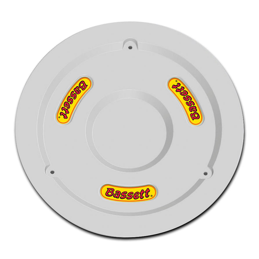 Wheel Cover 15in White Wheel Mud Covers and Components Bassett