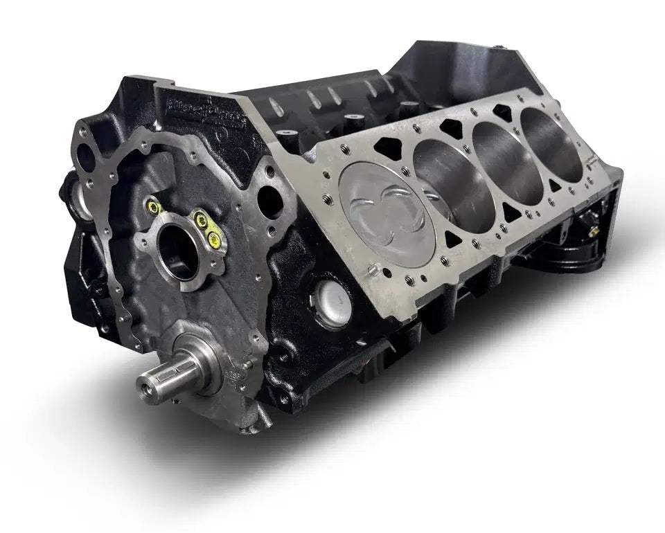 SBC 350ci Short Block Hyp Pistons Comp 9.2:1 Engines, Complete BluePrint Engines