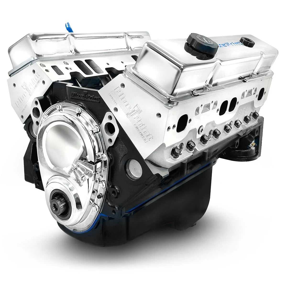 SBC 350 Crate Engine 341HP Long Block Engines, Complete BluePrint Engines