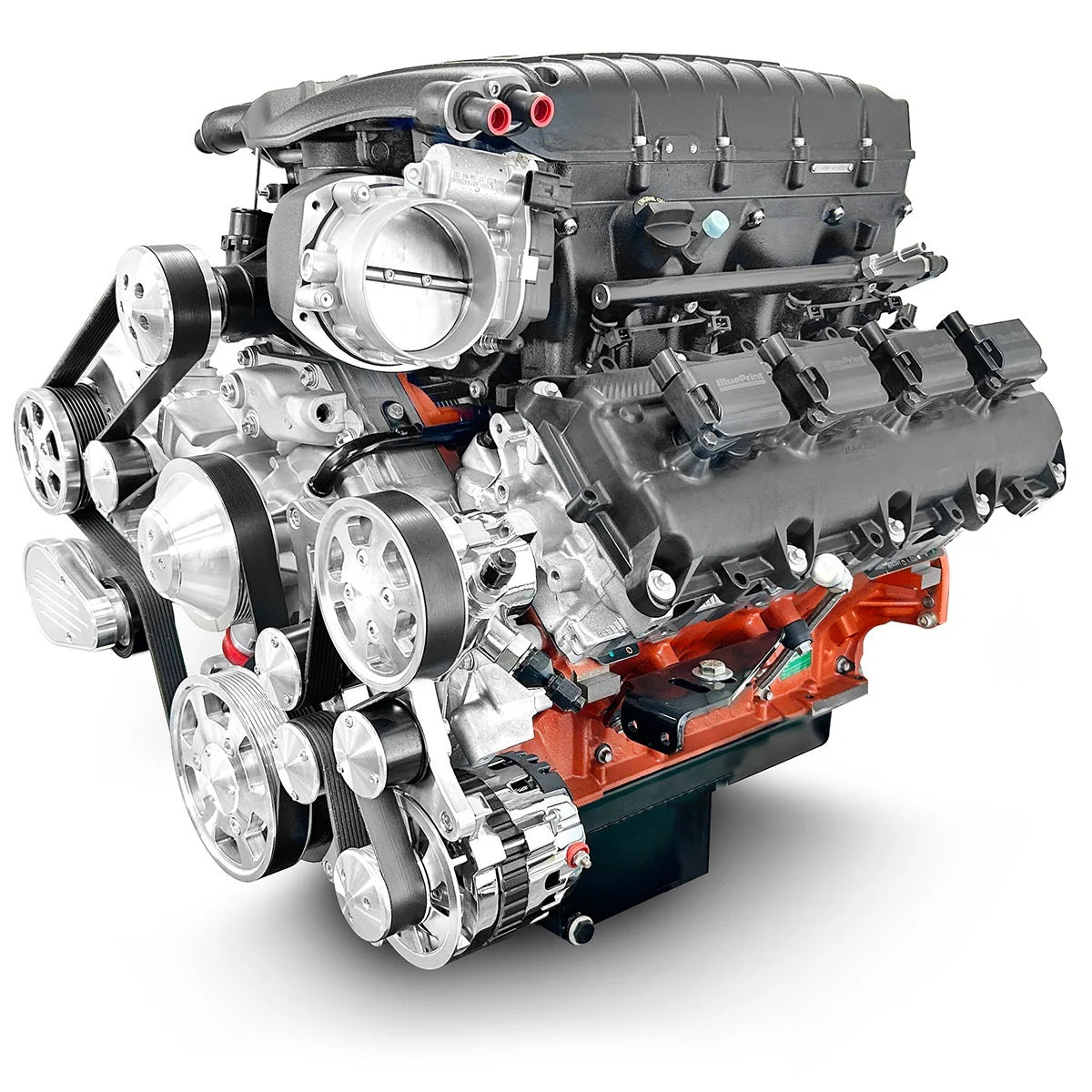 426 Gen-III Hemi Crate Engine EFI Super Charged Engines, Complete BluePrint Engines