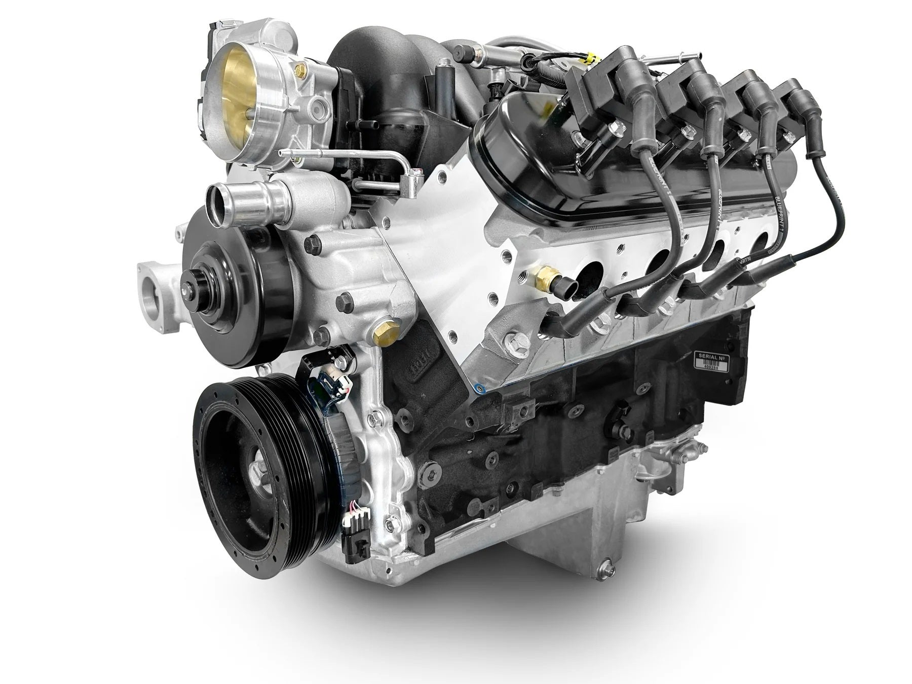 LS 376 Crate Engine W/EFI Dressed Engines, Complete BluePrint Engines