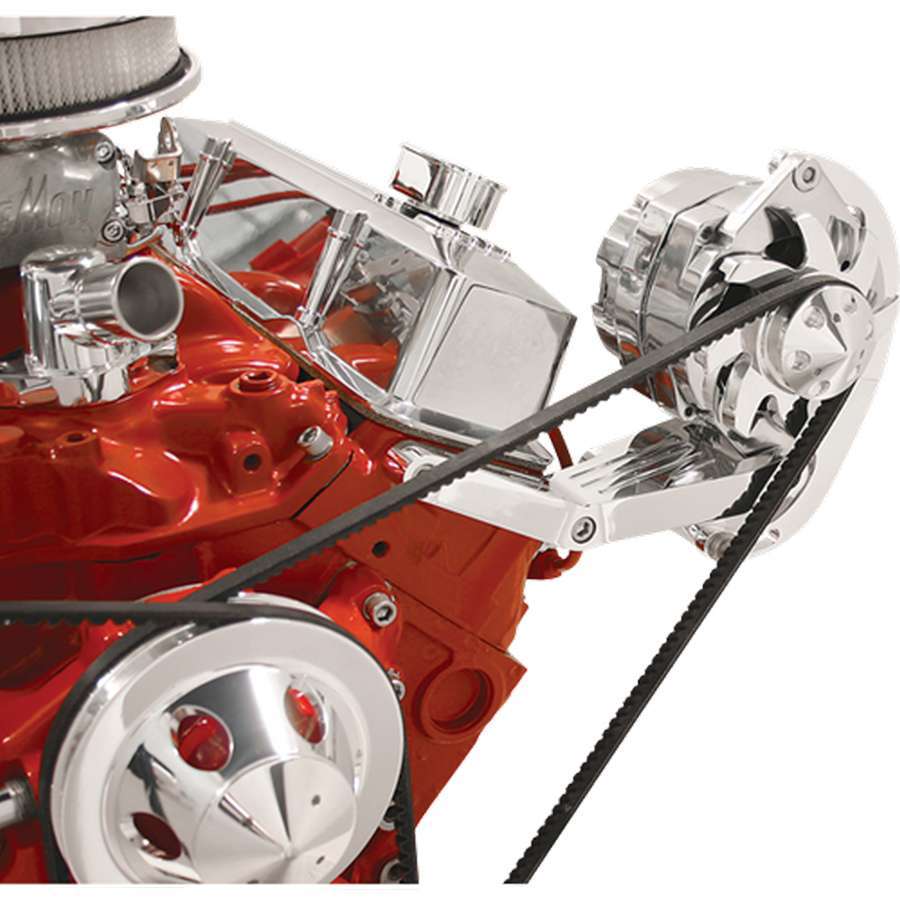 SBC Side Mt. Alt. Brkt. Drivers Side Alternator Brackets and Components Billet Specialties