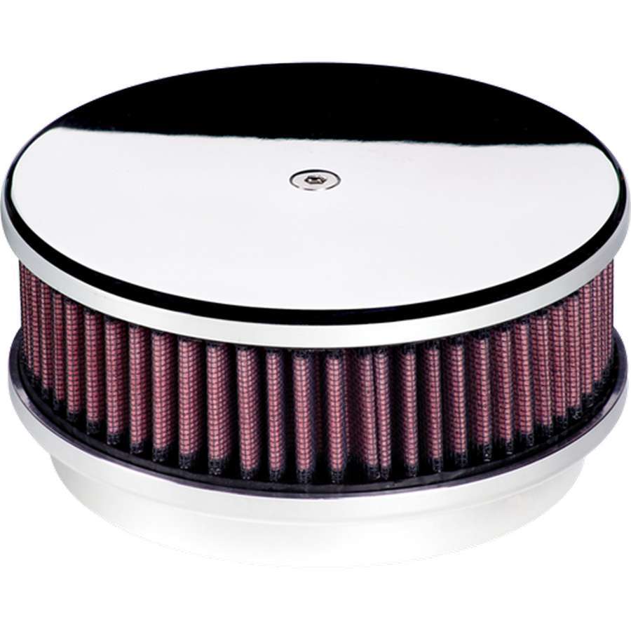 Air Cleaner 6-3/8in Round Polished Air Cleaner Assemblies and Air Intake Kits Billet Specialties