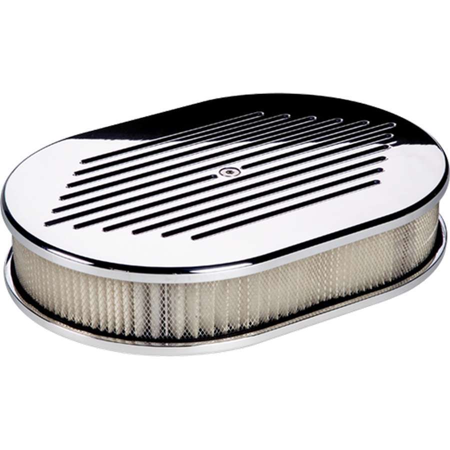 Small Oval Air Cleaner Ball Milled Air Cleaner Assemblies and Air Intake Kits Billet Specialties