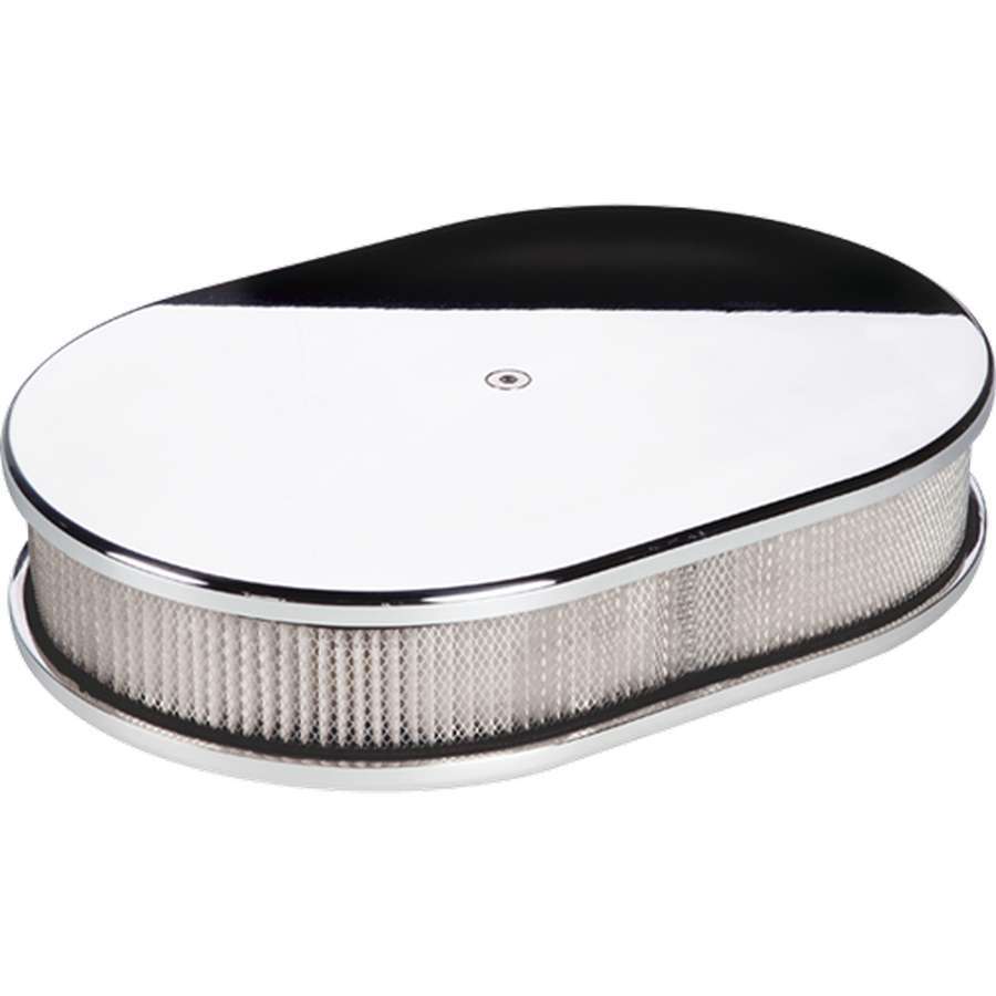 Small Oval Air Cleaner Plain Air Cleaner Assemblies and Air Intake Kits Billet Specialties