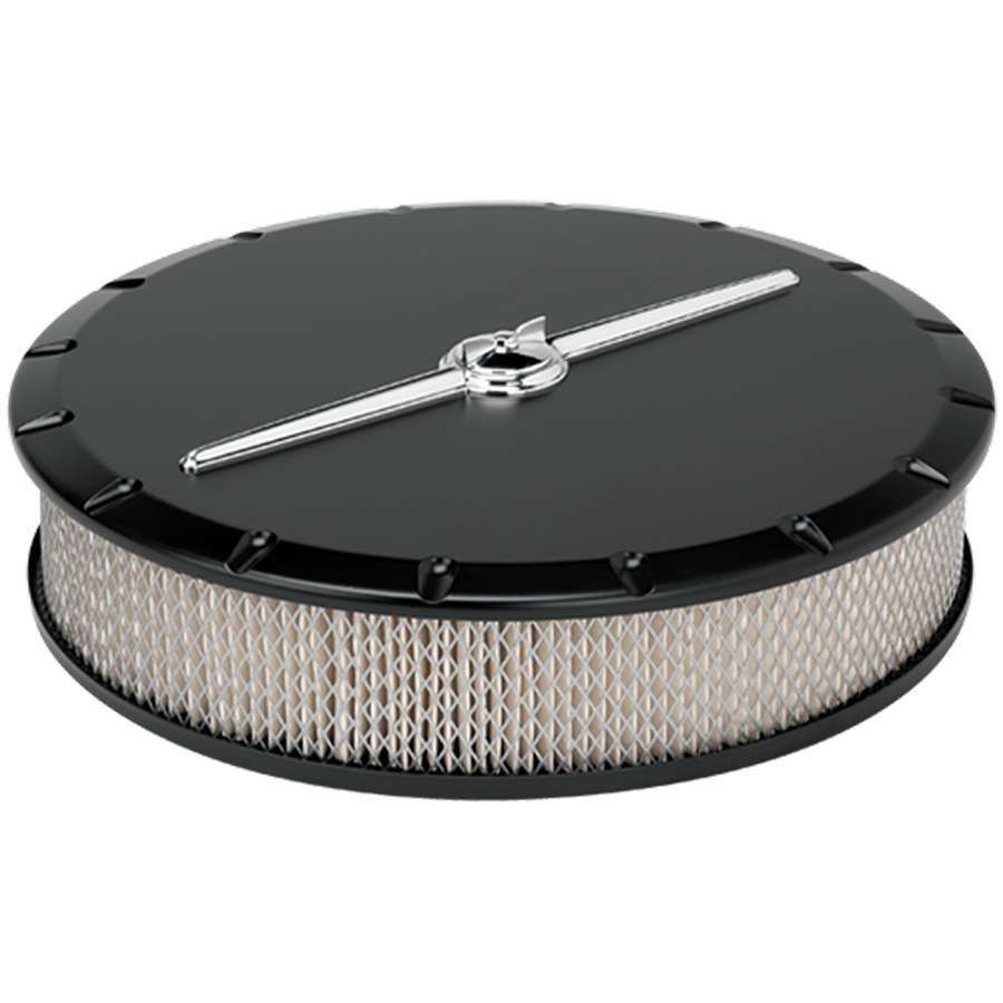 14in Air Cleaner Strmlne Black Air Cleaner Assemblies and Air Intake Kits Billet Specialties