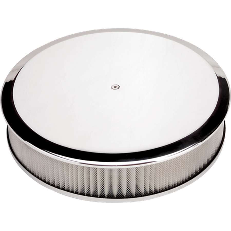 Air Cleaner 14in Round Plain Air Cleaner Assemblies and Air Intake Kits Billet Specialties