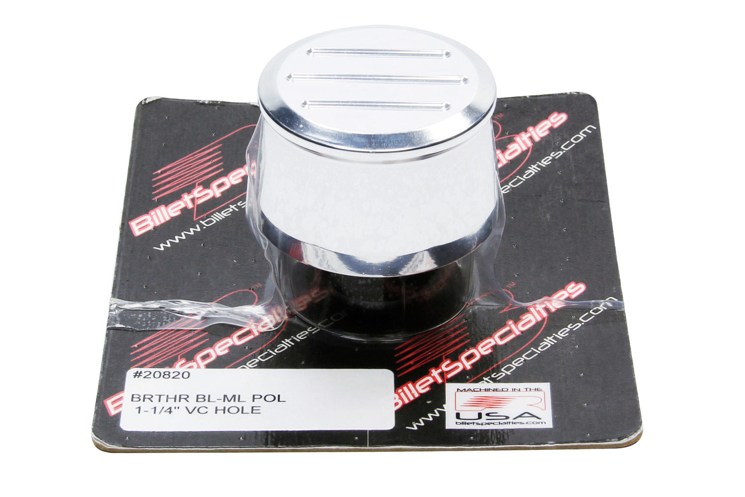 Polished Breather Ball Milled Valve Cover Breathers and Components Billet Specialties
