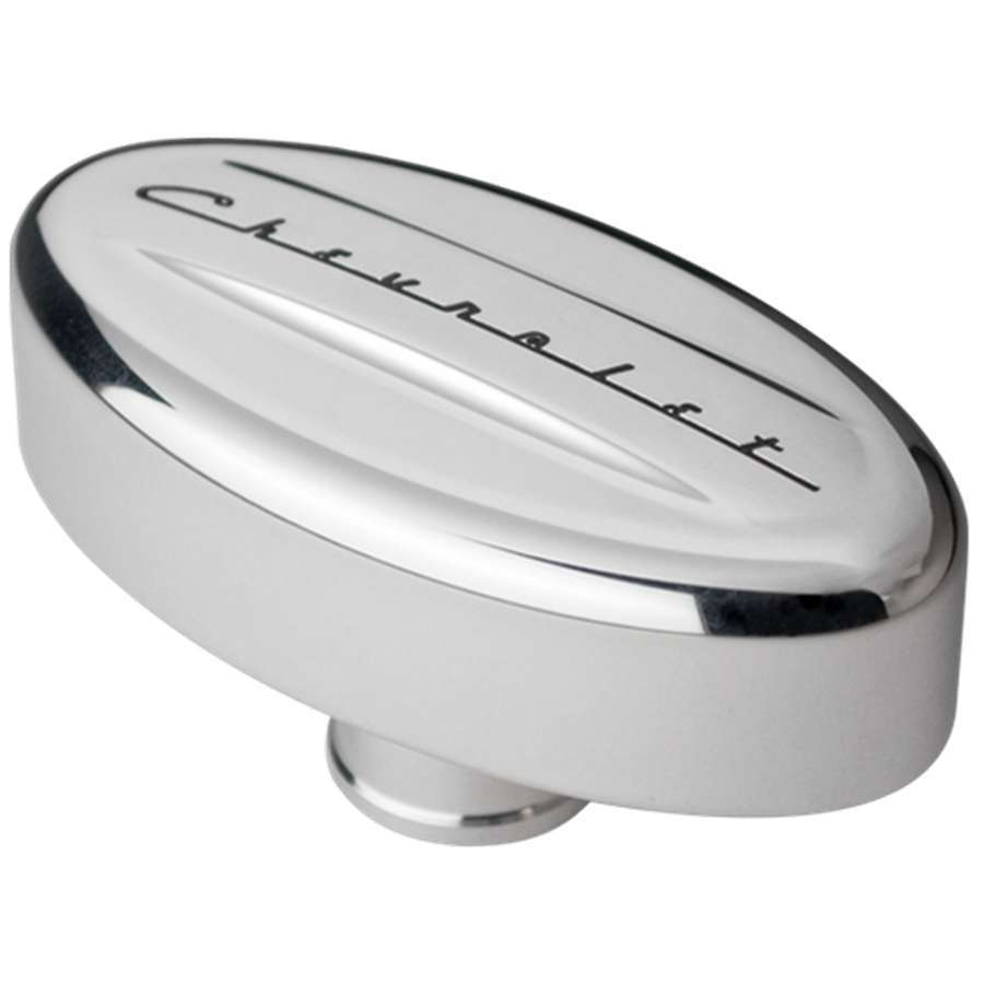 Breather Valve Cover Retro Polished Chevrolet Valve Cover Breathers and Components Billet Specialties