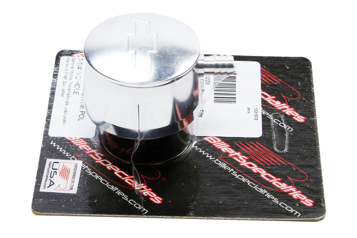 Bowtie PCV Breather Fits 1-1/4in VC Hole Valve Cover Breathers and Components Billet Specialties