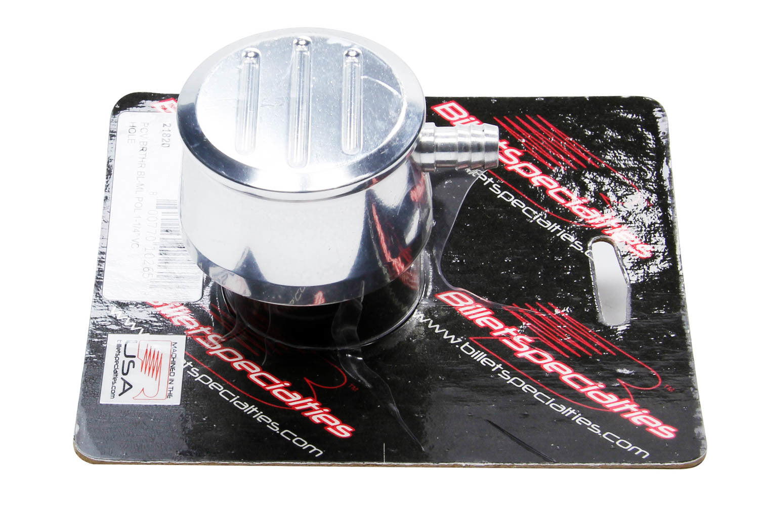 Polished PCV Breather Ball Milled Valve Cover Breathers and Components Billet Specialties