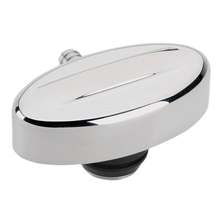 PCV Breather 1-1/4in VC Retro Polished Valve Cover Breathers and Components Billet Specialties