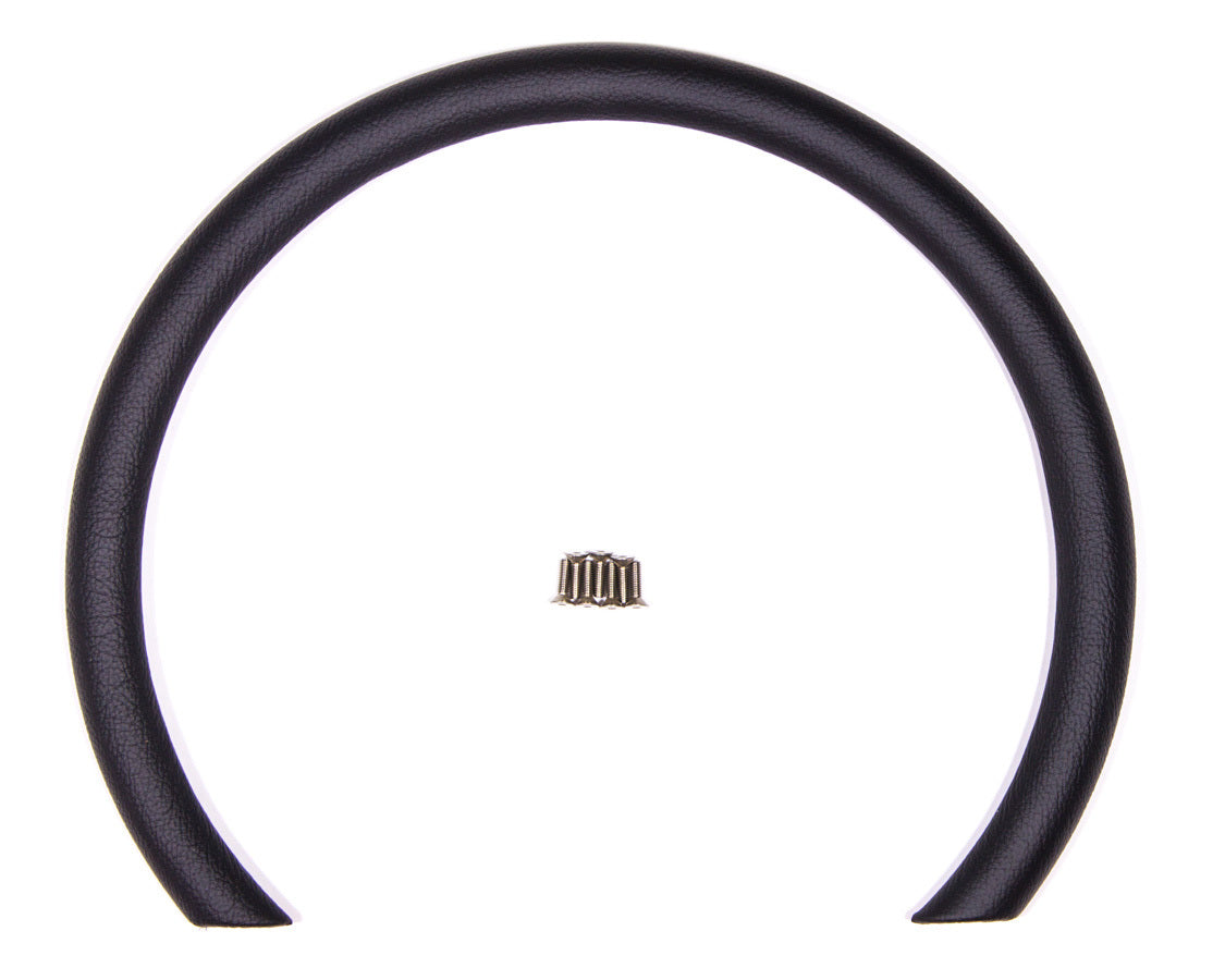 D-Shaped Half Wrap Black Steering Wheel Covers Billet Specialties
