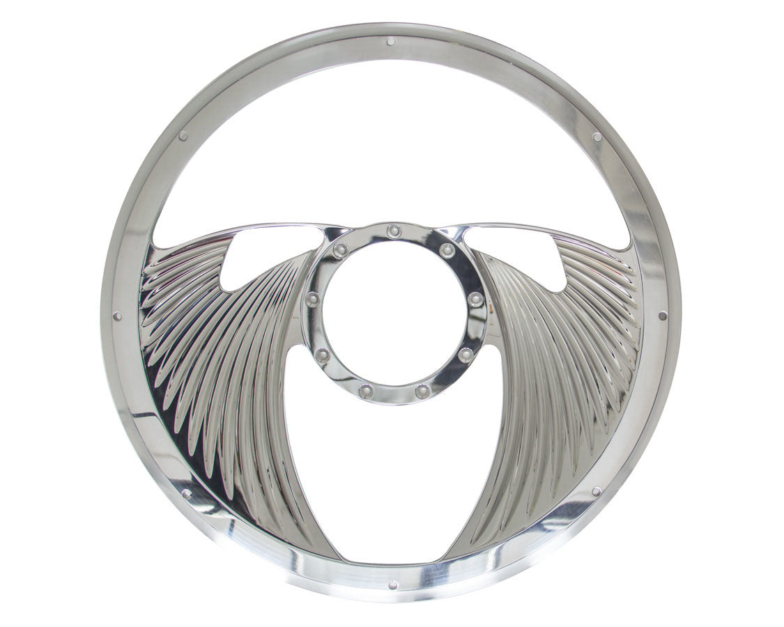 Half Wrap Steering Wheel -Eagle Polished Steering Wheels and Components Billet Specialties